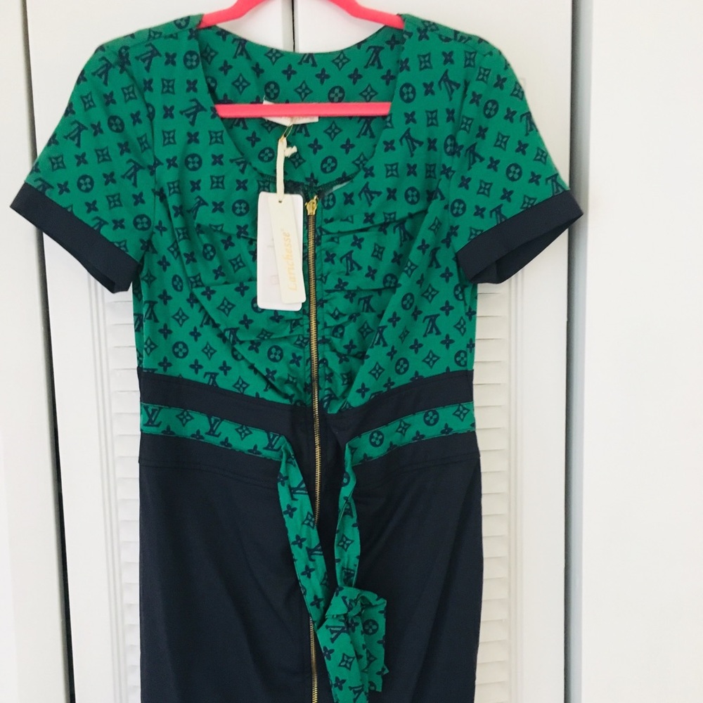 New green beautiful dress